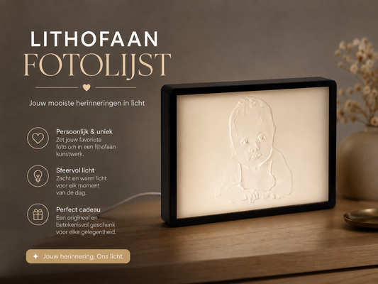Gepersonaliseerde Lithofaanlamp